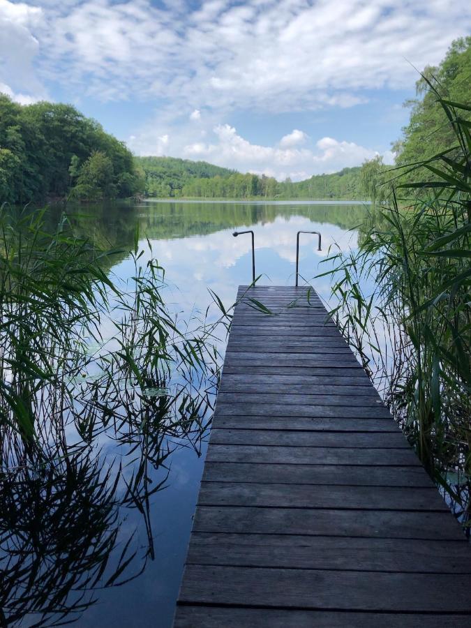Ferienwohnung Am Rathsburgsee Gramzow Ngoại thất bức ảnh