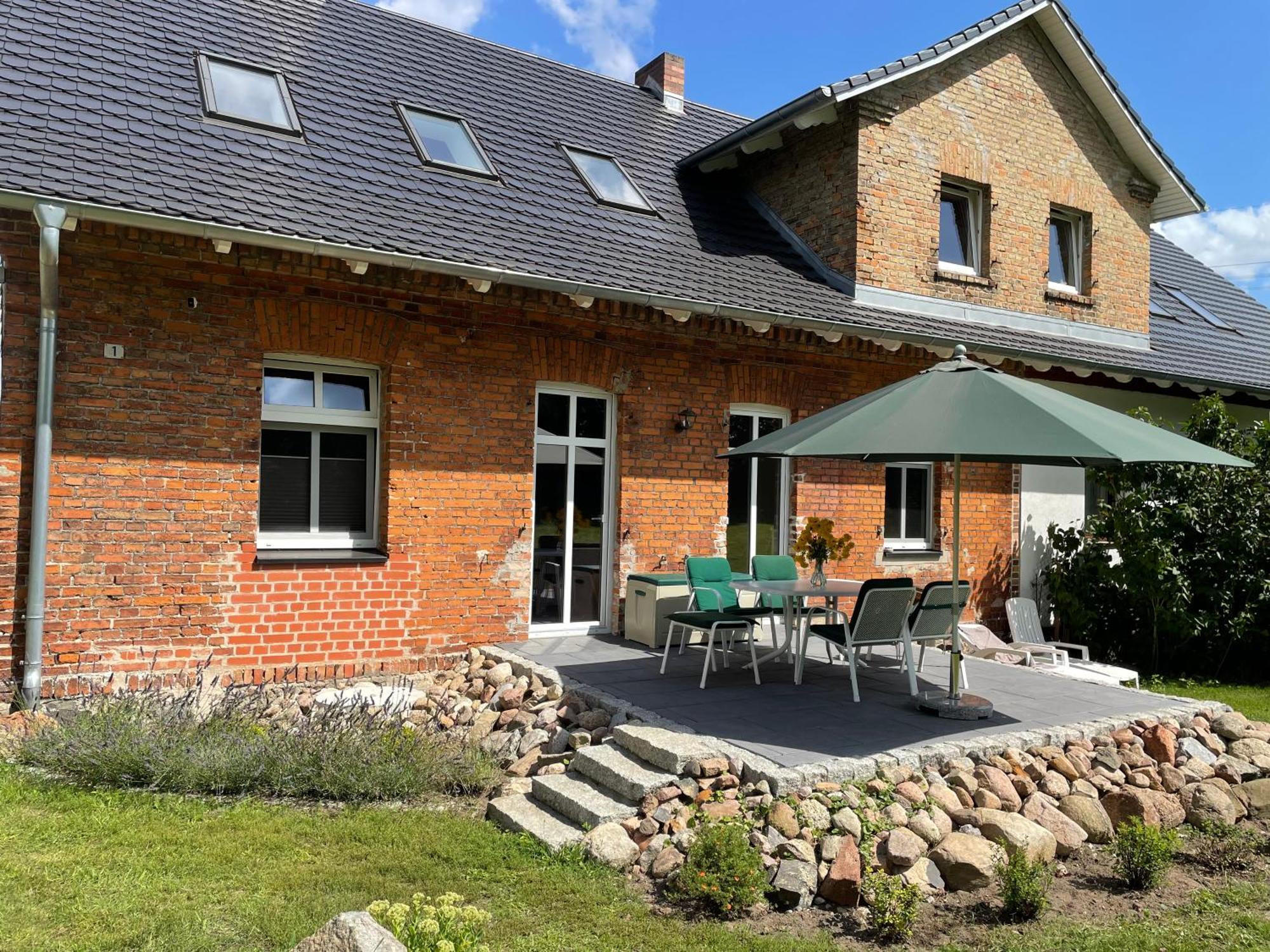 Ferienwohnung Am Rathsburgsee Gramzow Ngoại thất bức ảnh